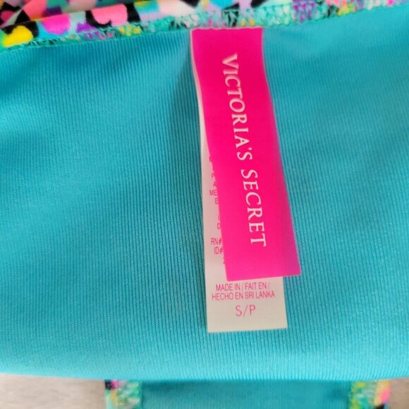 Victoria’s Secret Blue Confetti Pattern Bikini 2pcs Set, Women’s Top S/Bottom M - Picture 5 of 7
